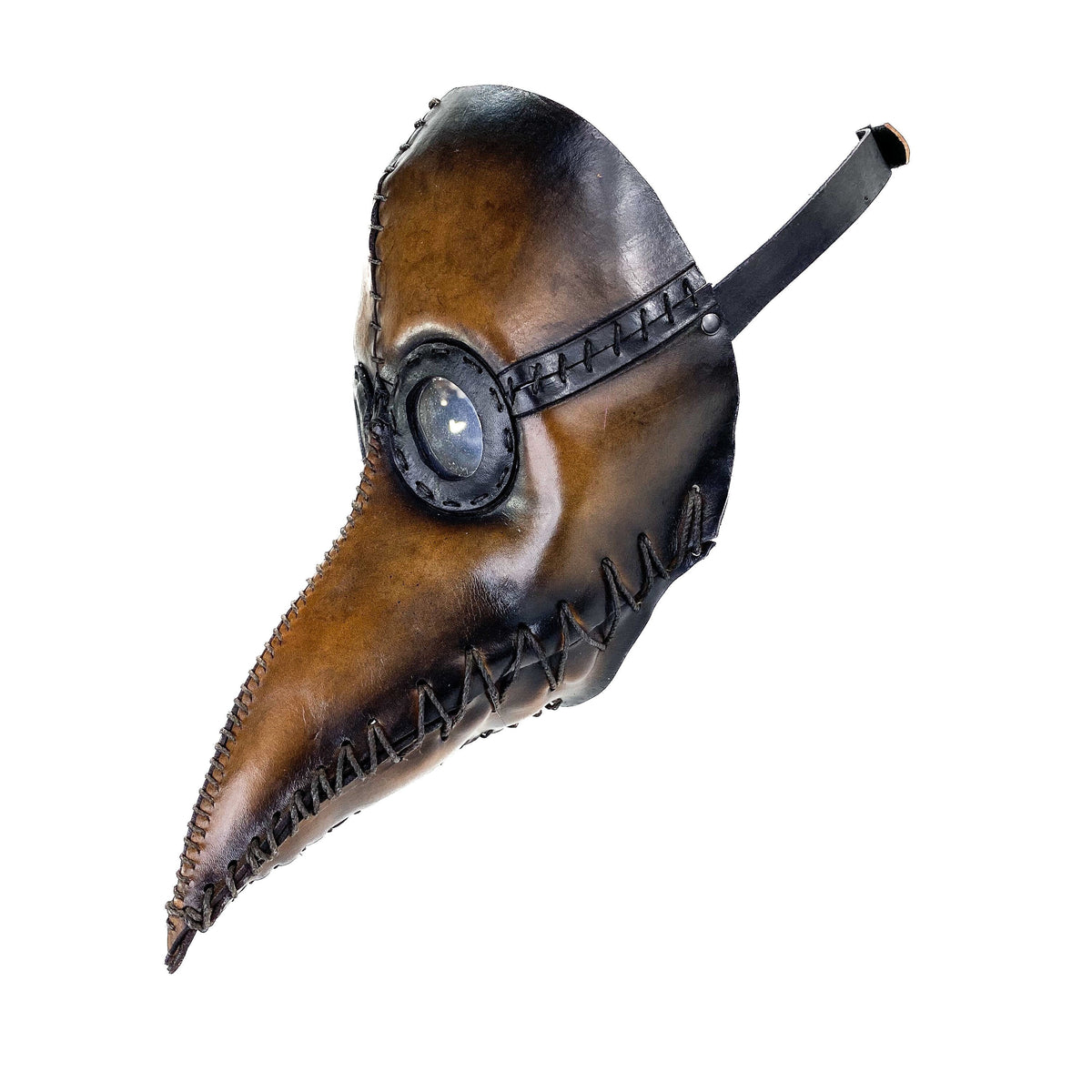Plague Doctor Handmade Genuine Leather Mask by Rockwell Masks