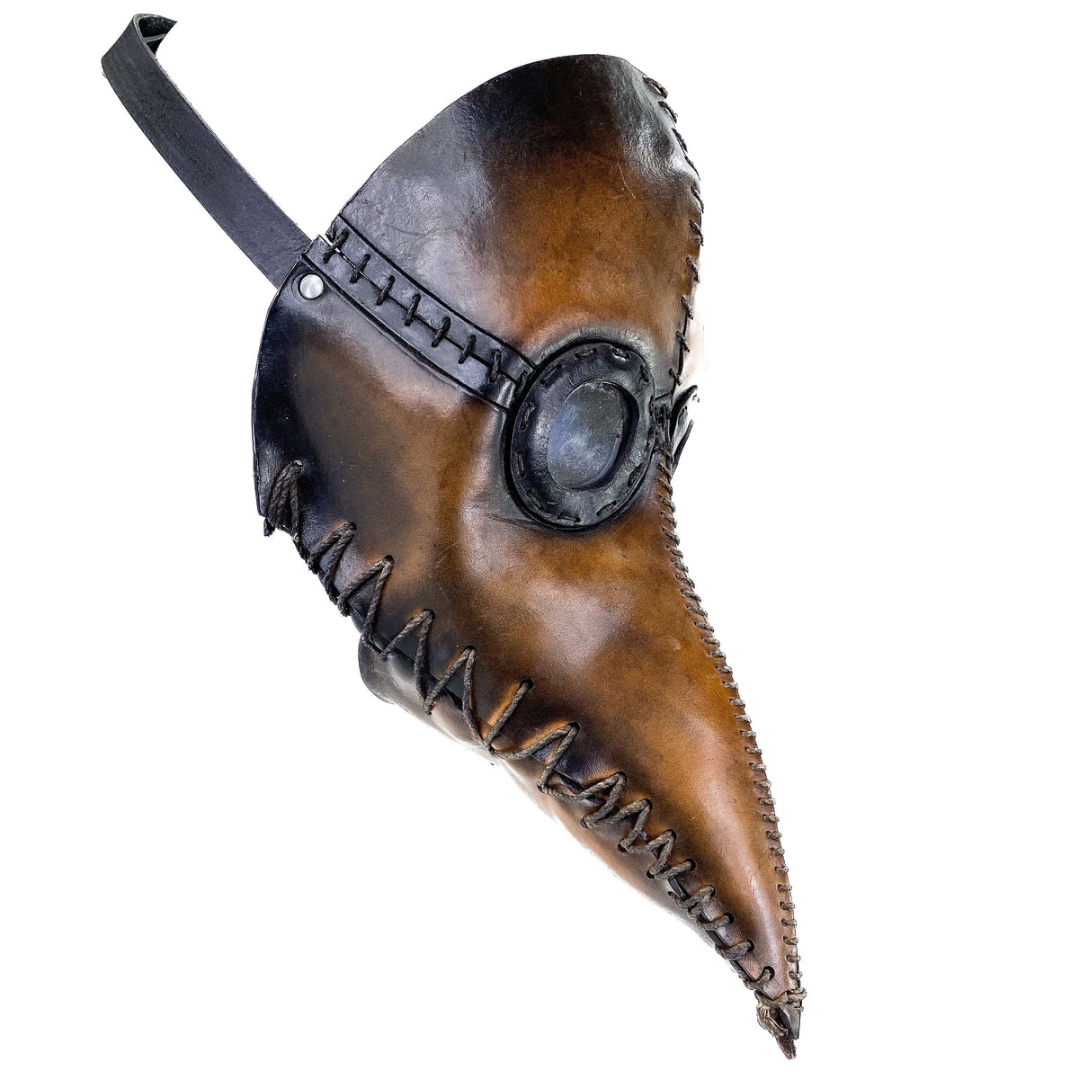 Plague Doctor Handmade Genuine Leather Mask by Rockwell Masks