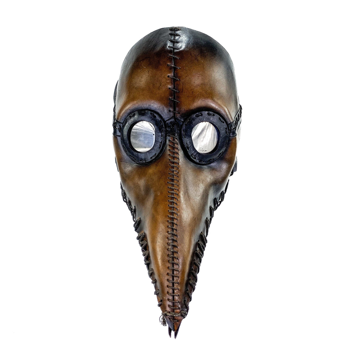 Plague Doctor Handmade Genuine Leather Mask by Rockwell Masks