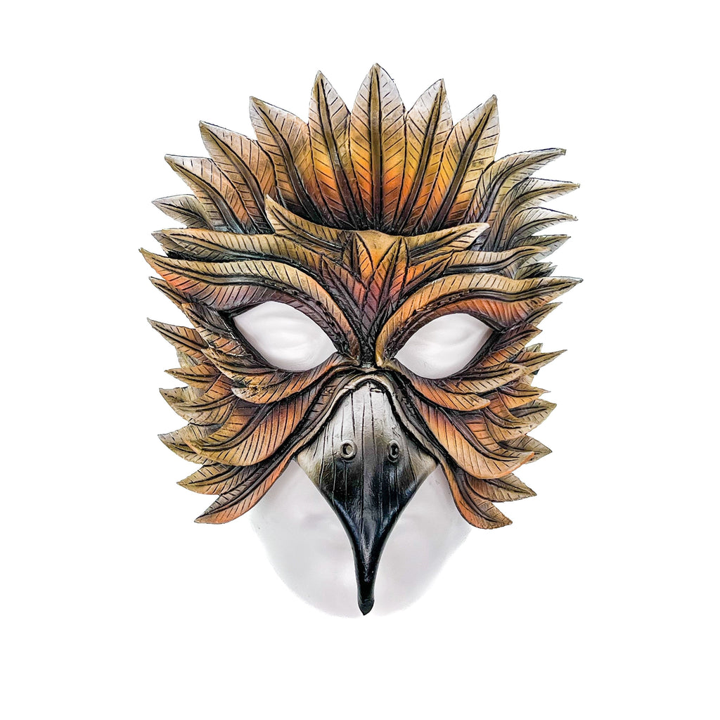 Hawk Handmade Genuine Leather Mask by Rockwell Masks