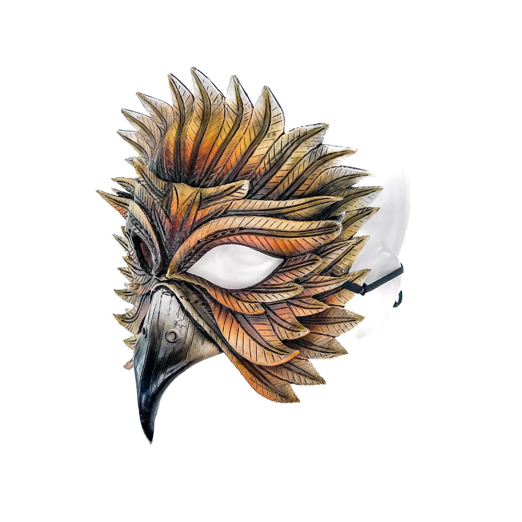 Hawk Handmade Genuine Leather Mask by Rockwell Masks