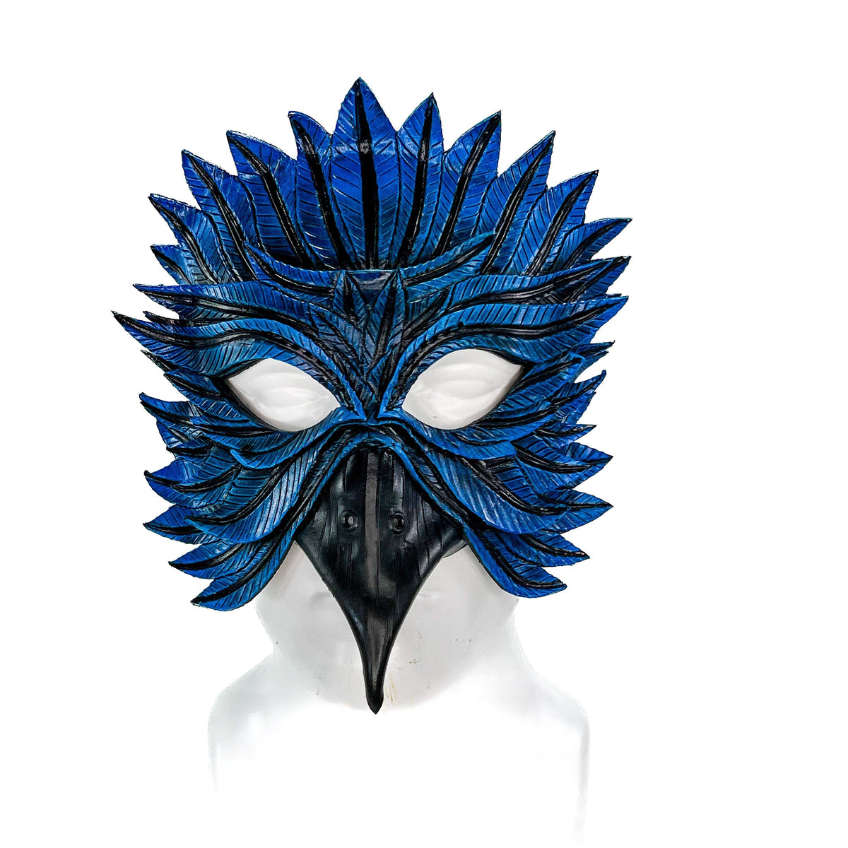 Bluebird Handmade Genuine Leather Mask by Rockwell Masks