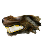 Mad Dog Handcrafted Genuine Leather Wolf Mask by Rockwell Masks