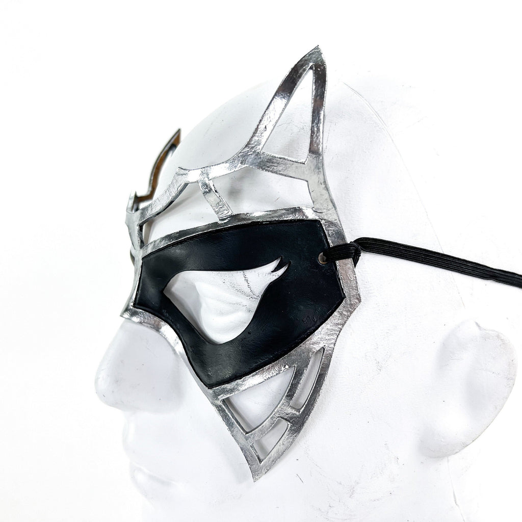 Handcrafted Genuine Leather Royal Warrior Mask by Rockwell Masks