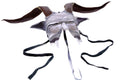 Krampus Handmade Genuine Leather Mask for Masquerade Cosplay or Halloween Costumes by Rockwell Masks