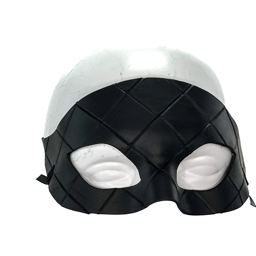 Masquerade Handmade Genuine Leather Mask in Black for Masquerades Halloween or Cosplay by Rockwell Masks