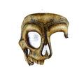 Handcrafted Genuine Leather Skull Phantom of the Opera Style Mask by Rockwell Masks