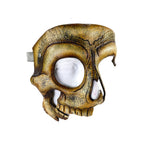 Handcrafted Genuine Leather Skull Phantom of the Opera Style Mask by Rockwell Masks