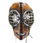 The Toy - Handmade Leather Mask with Pull Ties by Rockwell Masks
