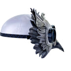 Horned Owl Goggles Handmade Genuine Leather Mask by Rockwell Masks