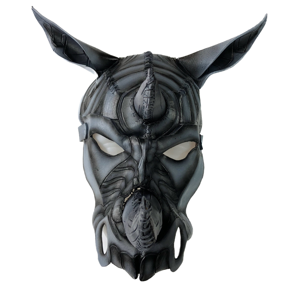 Rhino Handmade Genuine Leather Mask by Rockwell Masks