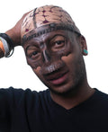 Frank's Brain Handmade Genuine Leather Mask by Rockwell Masks