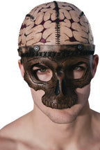 Frank's Brain Handmade Genuine Leather Mask by Rockwell Masks