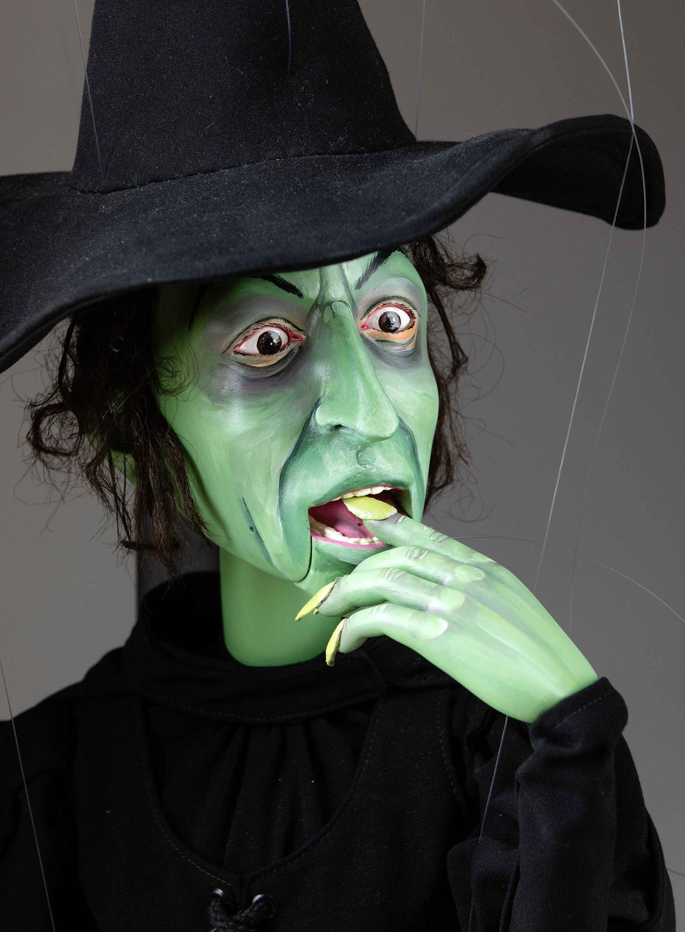 Green Wicked Witch - Marionette from the movie Wizard of Oz