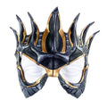 Masquerade Crown Mask of Handmade Genuine Leather in Metallics by Rockwell Masks