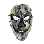 Genuine Leather Mask - Shattered Metal Paint - Handmade Full Face Cover for Halloween, Performance or Cosplay Costume by Rockwell Masks