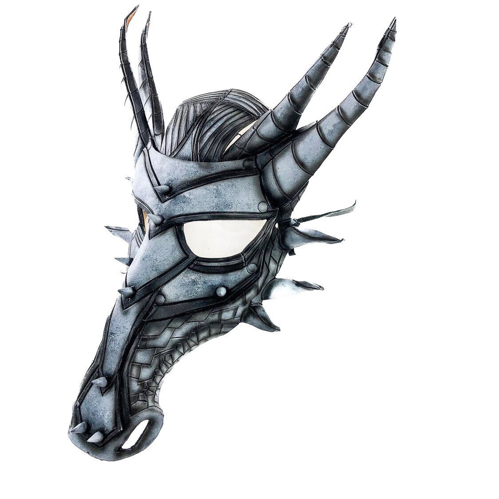 Dragon Handmade Genuine Leather Mask by Rockwell Masks