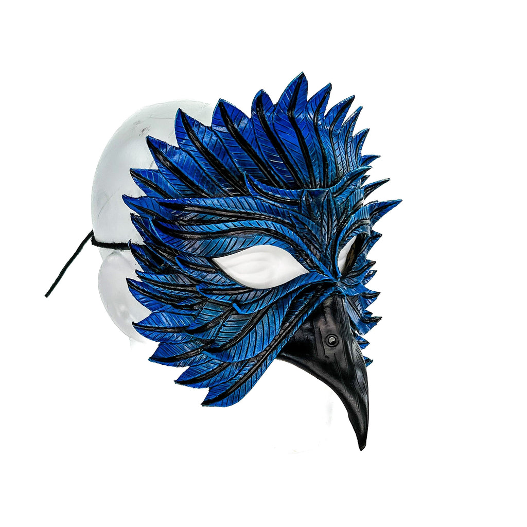 Bluebird Handmade Genuine Leather Mask by Rockwell Masks