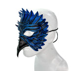 Bluebird Handmade Genuine Leather Mask by Rockwell Masks