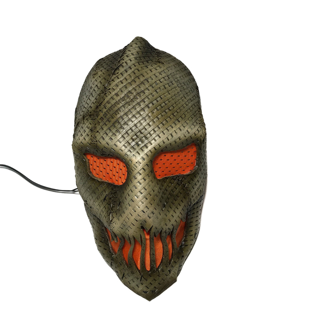 Scarecrow Mask Handmade Genuine Leather Mask in Brown by Rockwell Masks