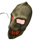 Scarecrow Mask Handmade Genuine Leather Mask in Brown by Rockwell Masks