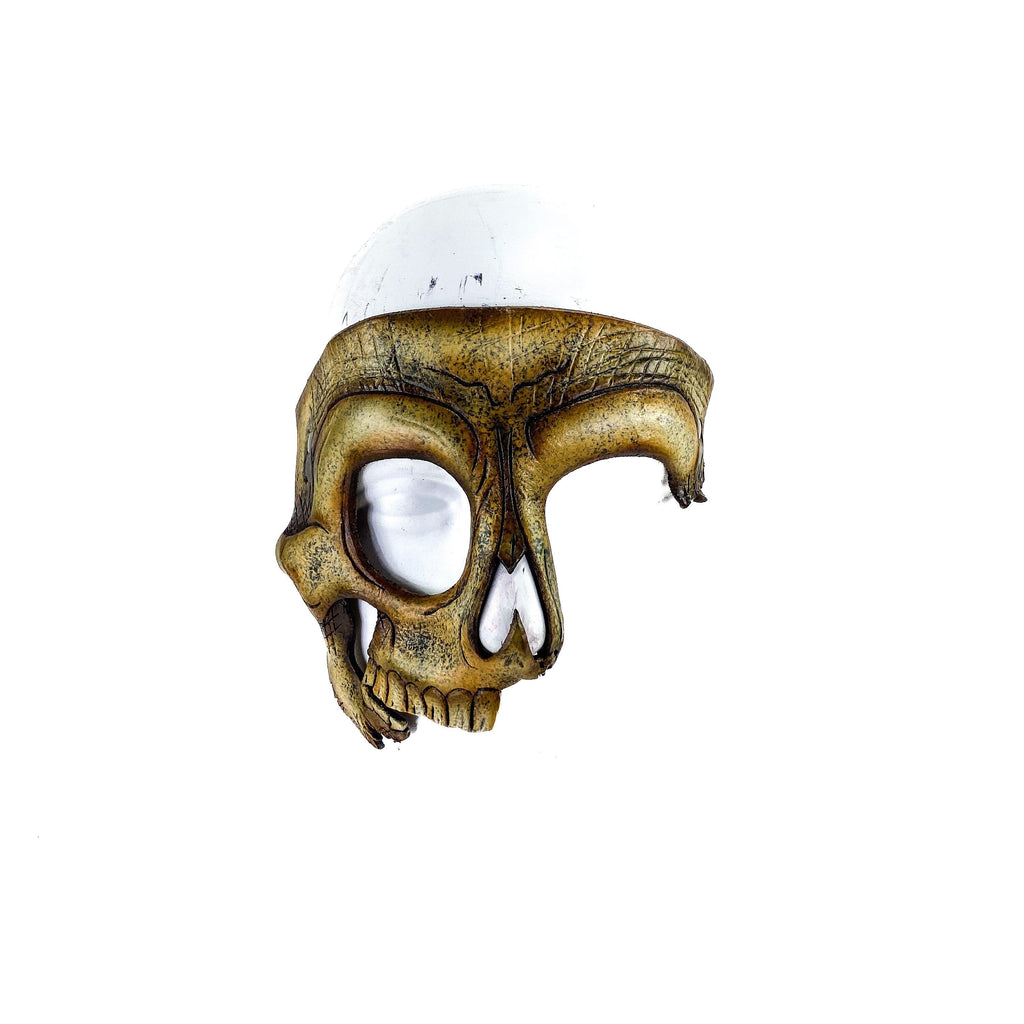 Handcrafted Genuine Leather Skull Phantom of the Opera Style Mask by Rockwell Masks