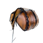 The Toy - Handmade Leather Mask with Pull Ties by Rockwell Masks