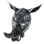 Rhino Handmade Genuine Leather Mask by Rockwell Masks