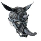 Rhino Handmade Genuine Leather Mask by Rockwell Masks
