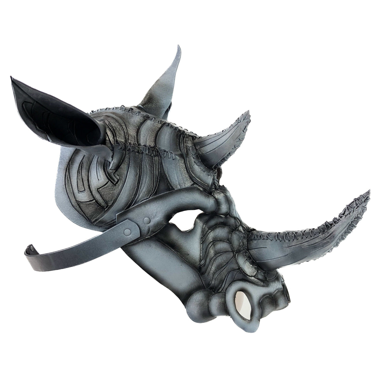 Rhino Handmade Genuine Leather Mask by Rockwell Masks