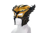 Winged Helmet Genuine Leather Mask by Rockwell Masks