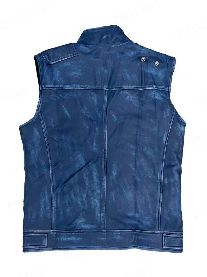 Jedi Survivor Leather Vest Jacket Distressed Cosplay Costume - Big Tim's Magic Emporium