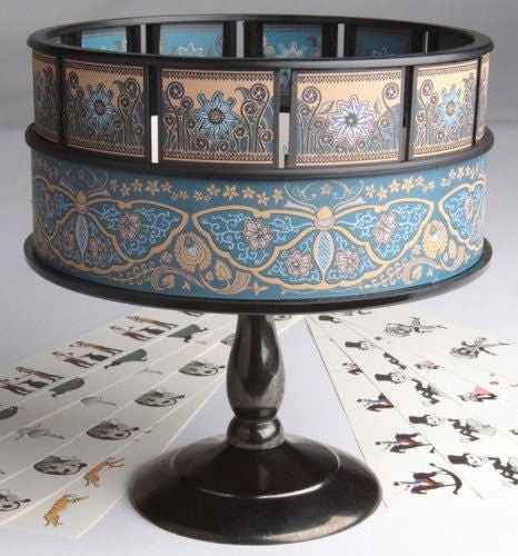 Zoetrope Animation Toy - Large | Present for Movie Lovers & Film Buffs Gift