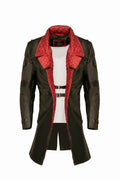 20-77 Phantom Liberty Solomon Reed Cosplay Costume Black Leather Coat Inspired by Idris Elba - Handcrafted by Ox and Bulls - Big Tim's Magic Emporium