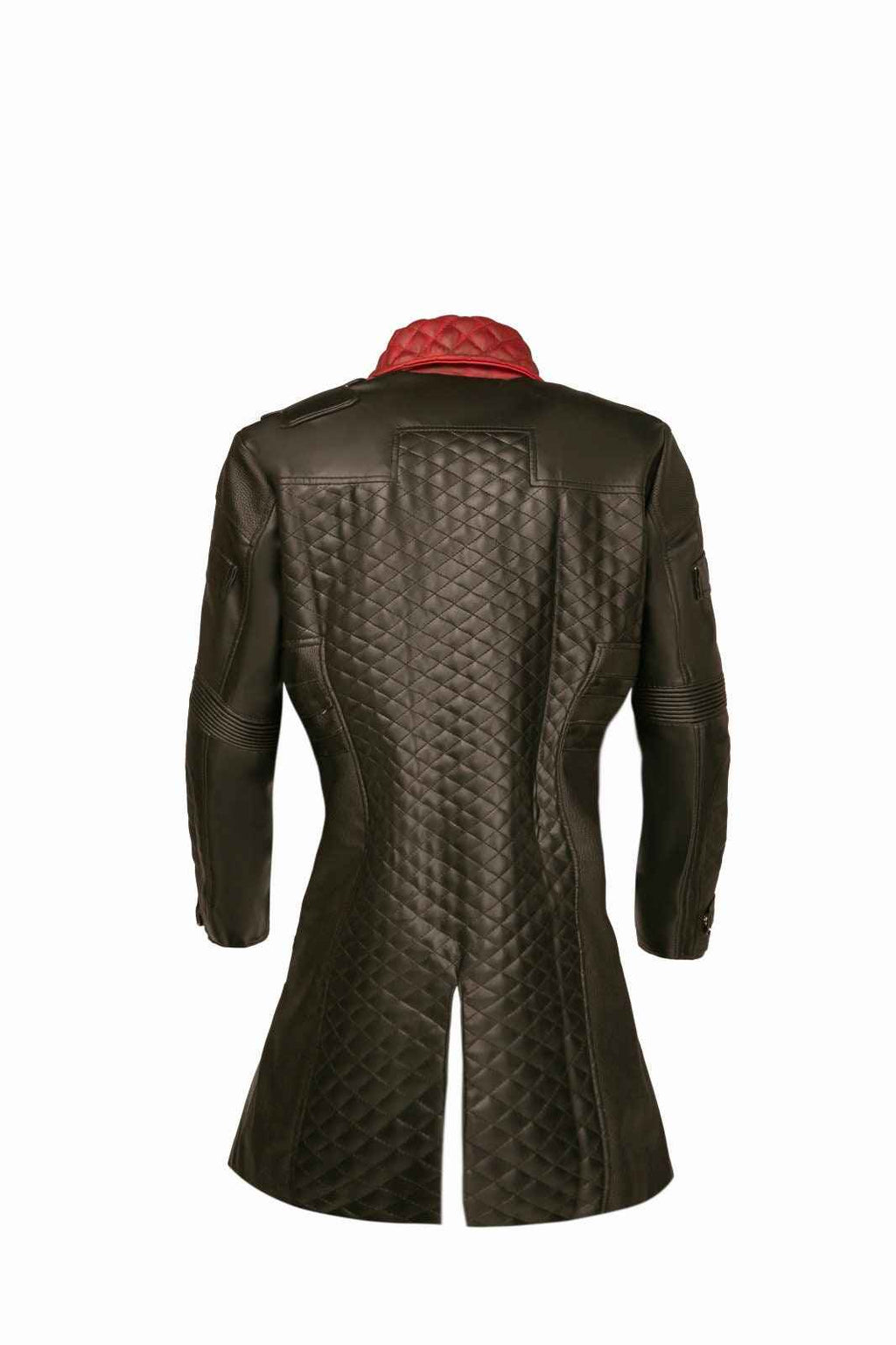 20-77 Phantom Liberty Solomon Reed Cosplay Costume Black Leather Coat Inspired by Idris Elba - Handcrafted by Ox and Bulls - Big Tim's Magic Emporium