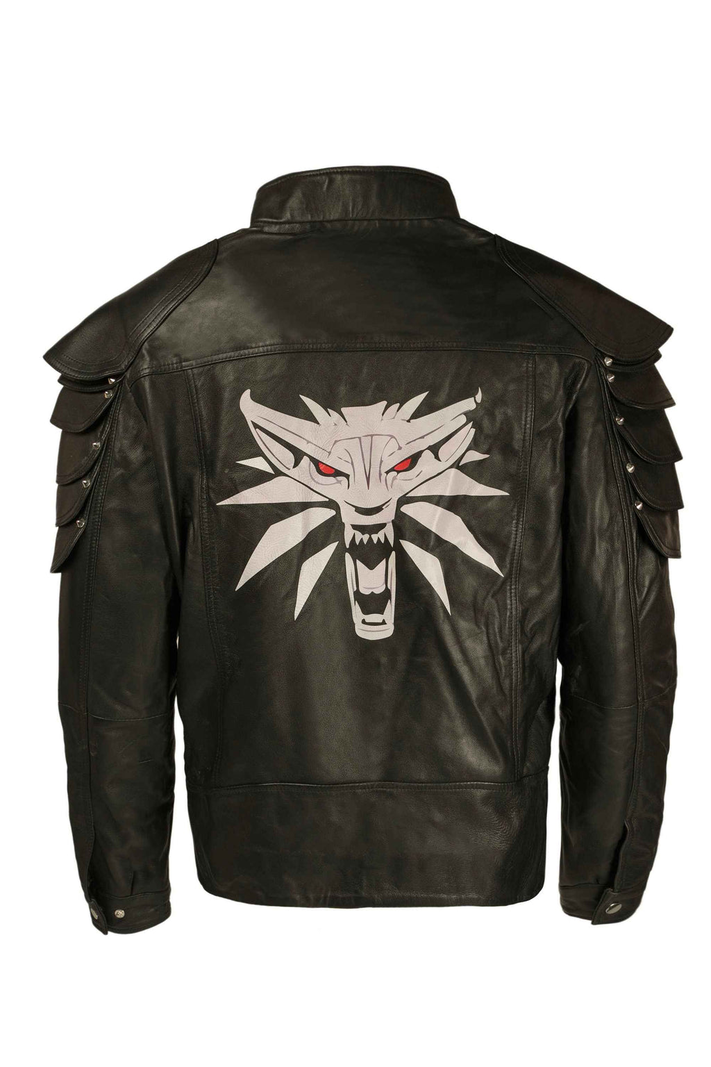 V's Samurai Wolf Leather Jacket for Cosplay - Handcrafted by Ox and Bulls - Big Tim's Magic Emporium