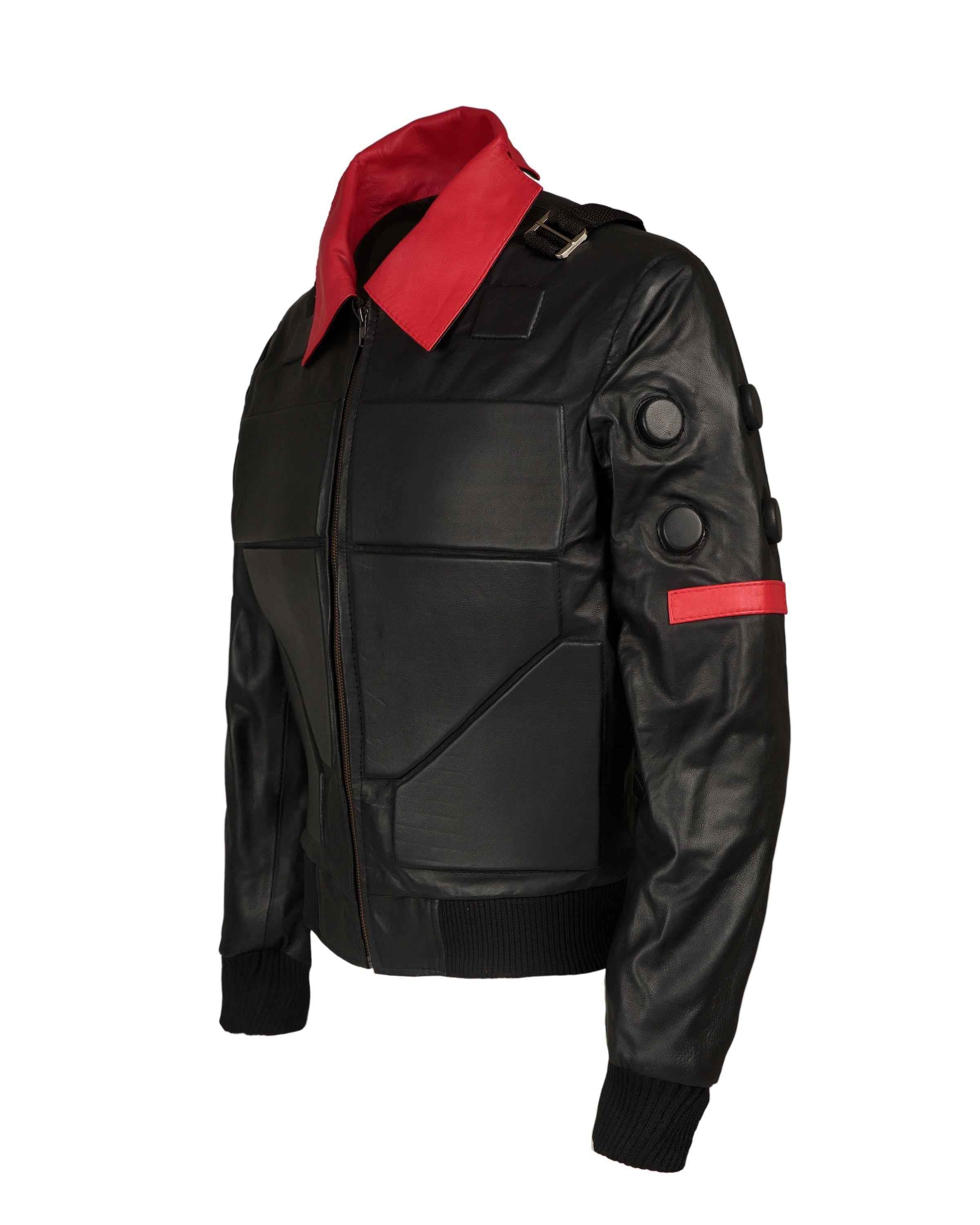 Jackie Welles Cosplay Jacket for Men - Handcrafted by Ox and Bulls - Big Tim's Magic Emporium