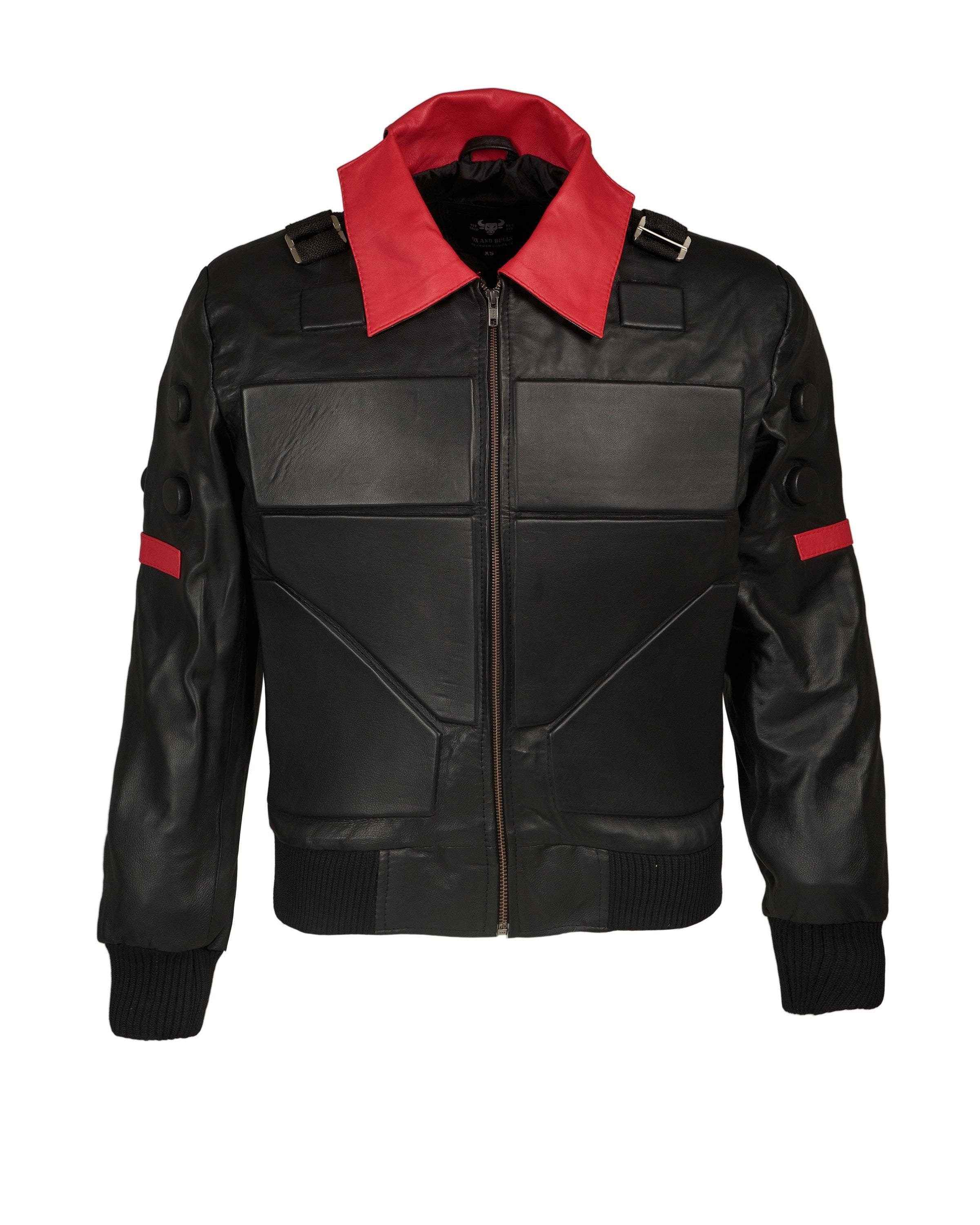 Jackie Welles Cosplay Jacket for Men - Handcrafted by Ox and Bulls - Big Tim's Magic Emporium