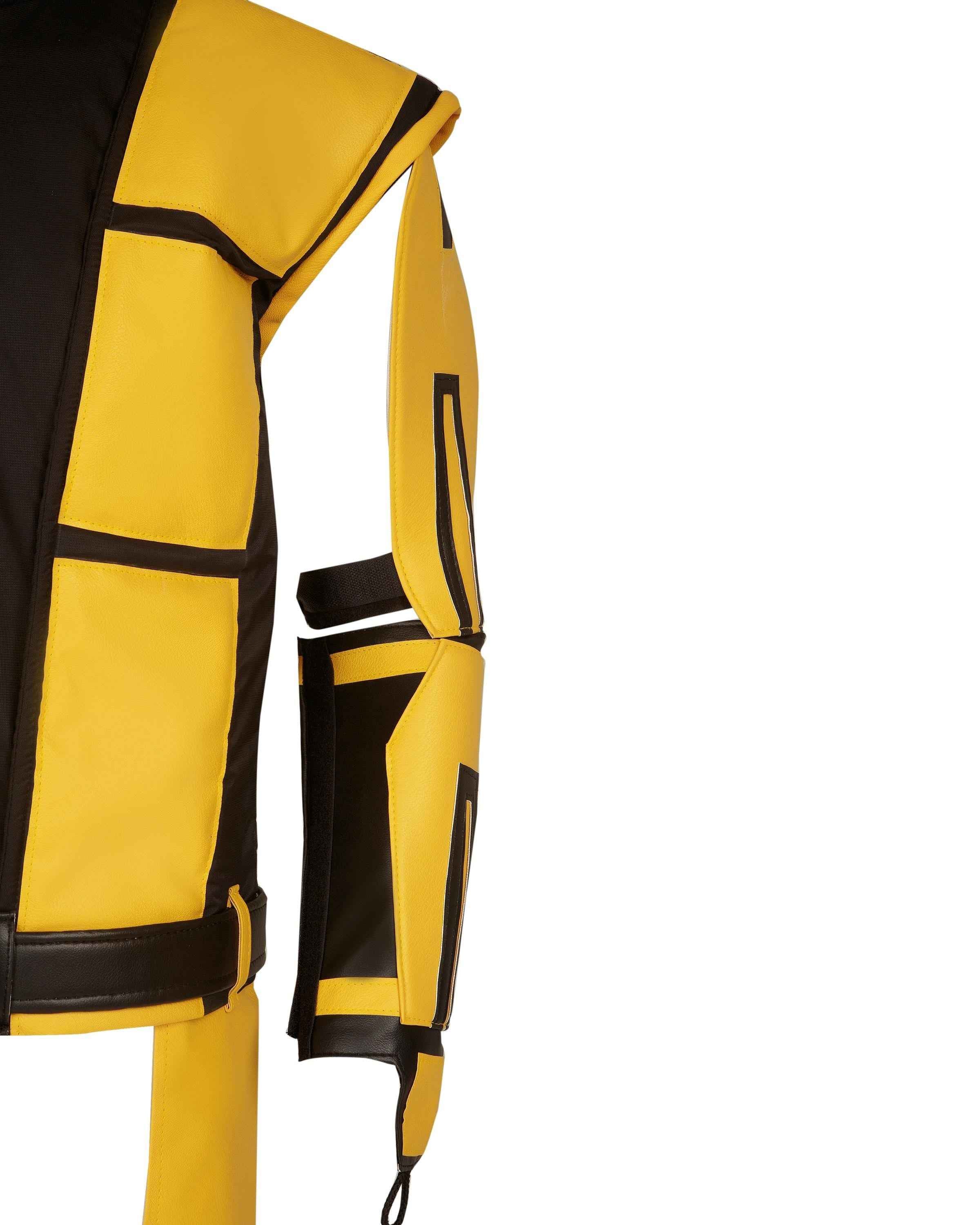 Scorpion Mortal Kombat Cosplay Costume Suit with Vest Handcrafted by Ox and Bulls - Big Tim's Magic Emporium