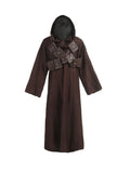 Jedi Cloak Handcrafted Desert Nomad Cloak with Leather Chest Straps - Ox and Bulls Exclusive - Big Tim's Magic Emporium