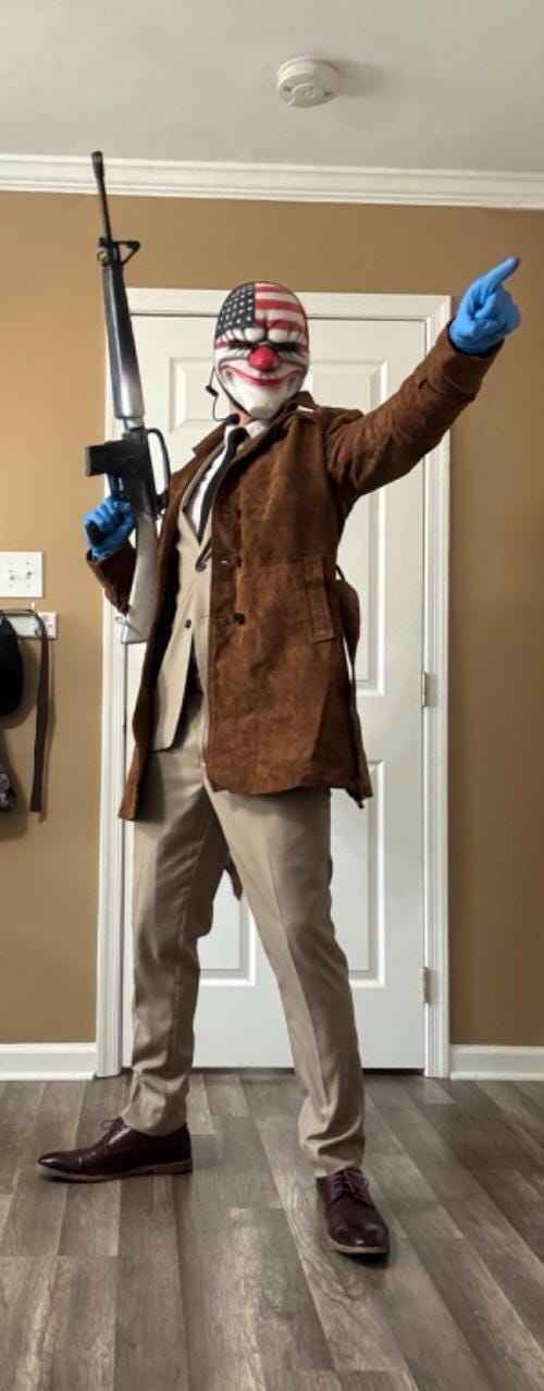 Dallas Payday 3 Cosplay Coat by OX and Bulls - Handcrafted and Designed - Big Tim's Magic Emporium