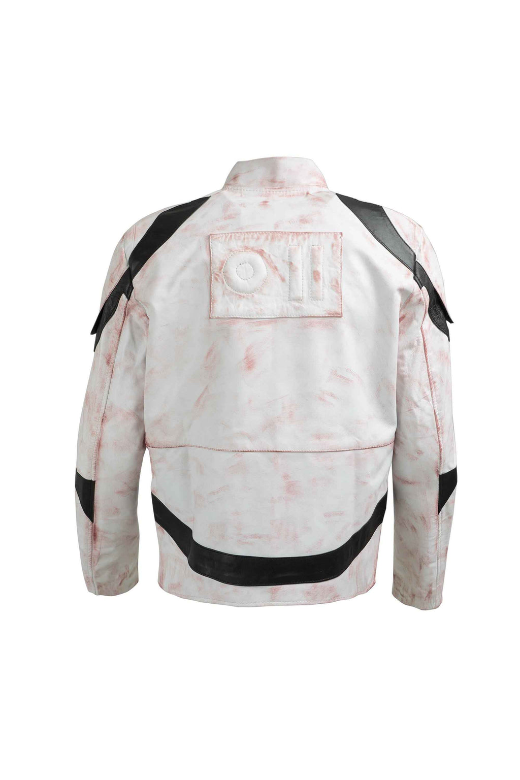 Stormtrooper White Leather Jacket - Handcrafted Design by Ox and Bulls - Big Tim's Magic Emporium