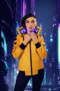 Custom Cyberpunk Jacket - Handmade Lucy Inspired Cybernetic Maverick Cosplay Jacket - Big Tim's Magic Emporium