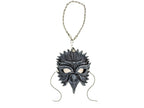 Elegant Raven Leather Mini Mask – Handcrafted Charm for Rearview Mirrors, Handbags, Lanyards, Party Favors & More by Rockwell Masks