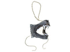 Lone Wolf Leather Mini Mask – Handcrafted Charm for Rearview Mirrors, Handbags, Lanyards, Party Favors & More by Rockwell Masks