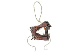 Lone Wolf Leather Mini Mask – Handcrafted Charm for Rearview Mirrors, Handbags, Lanyards, Party Favors & More by Rockwell Masks