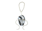 Skull Leather Mini Mask – Handcrafted Charm for Rearview Mirrors, Handbags, Lanyards, Party Favors & More by Rockwell Masks