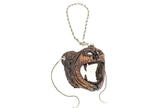 Chimp Leather Mini Mask – Handcrafted Charm for Rearview Mirrors, Handbags, Lanyards, Party Favors & More by Rockwell Masks