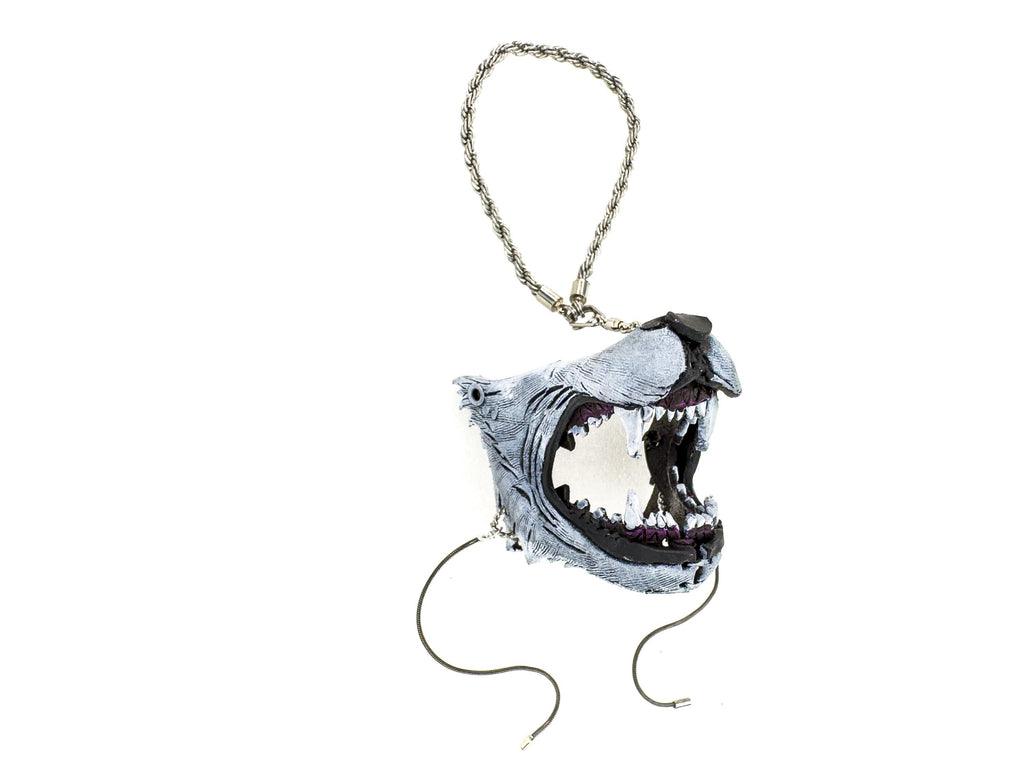 Lone Wolf Leather Mini Mask – Handcrafted Charm for Rearview Mirrors, Handbags, Lanyards, Party Favors & More by Rockwell Masks