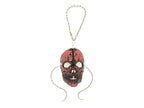 Skull Leather Mini Mask – Handcrafted Charm for Rearview Mirrors, Handbags, Lanyards, Party Favors & More by Rockwell Masks